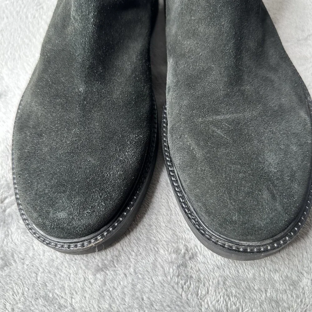 Zara Chelsea Boots Shoes Mens Size 43 US 10‎ Black Suede Slip On Dress Casual